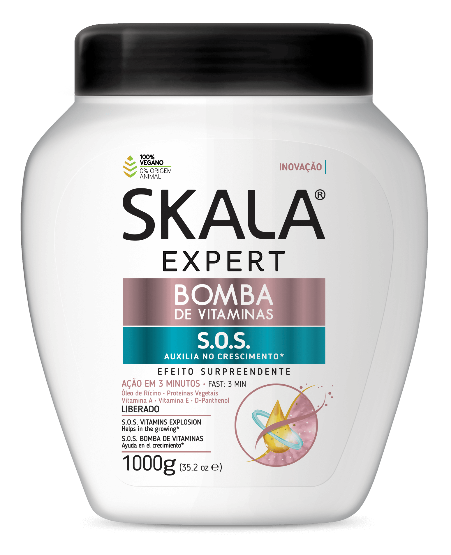 Creme de Tratamento Skala Expert bomba Pote com 1kg