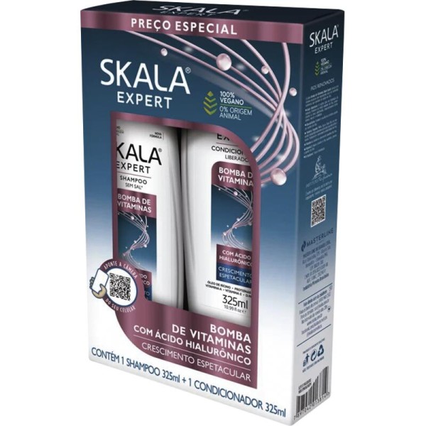 Kit Skala Shampoo + Condicionador Bomba