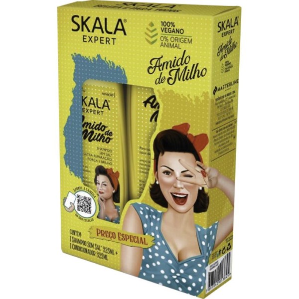 Kit Skala Shampoo + Condicionador Amido de Milho
