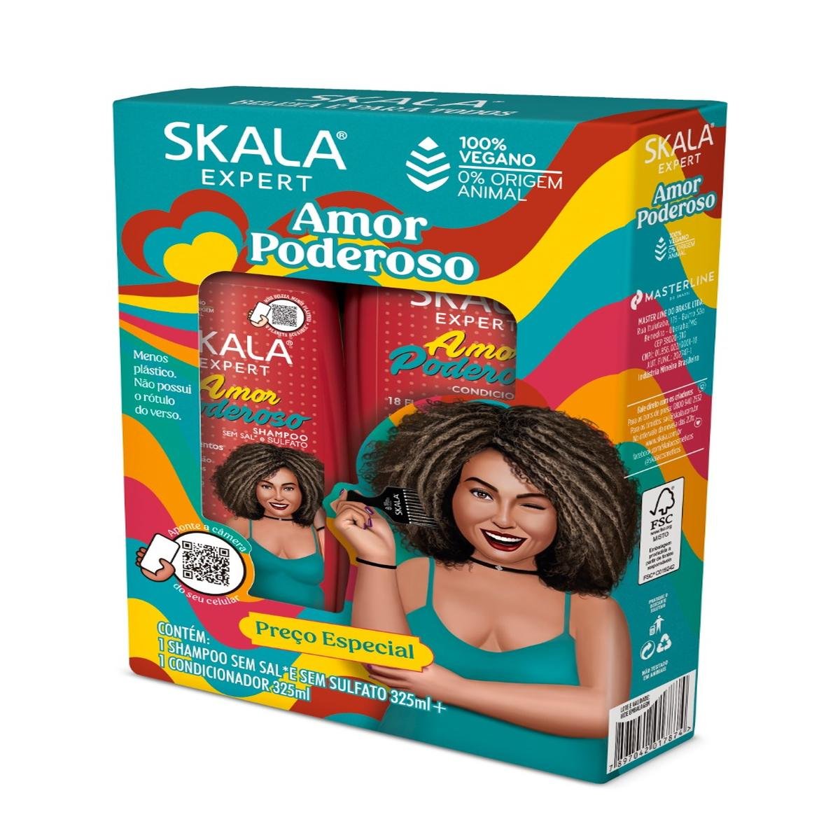 Encontraproduto.com.br - Kit Shampoo E Condicionador Skala Amor Poderoso 325ml (MP)