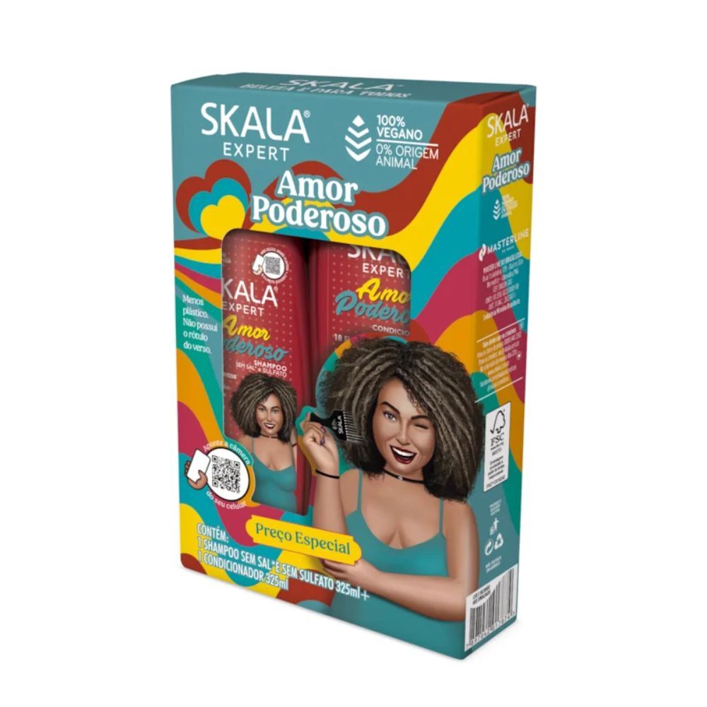 Encontraproduto.com.br - Kit Shampoo E Condicionador Skala Amor Poderoso 325ml (MP)