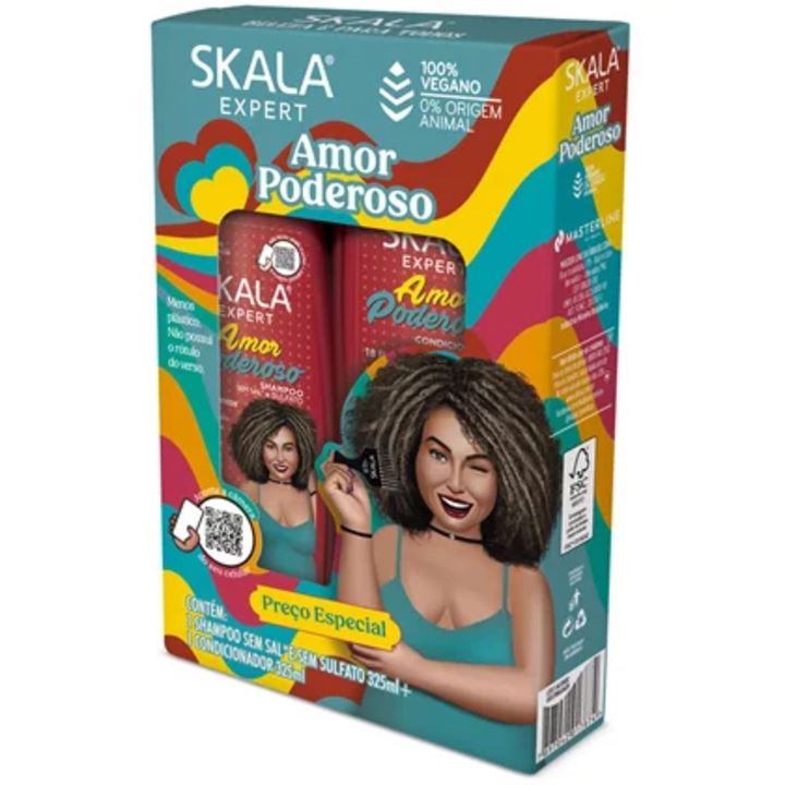 Encontraproduto.com.br - Kit Shampoo E Condicionador Skala Amor Poderoso 325ml (MP)