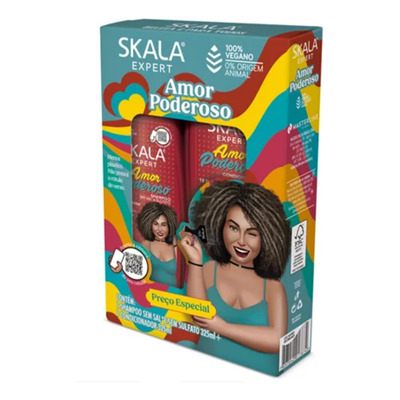 Encontraproduto.com.br - Kit Shampoo E Condicionador Skala Amor Poderoso 325ml (MP)