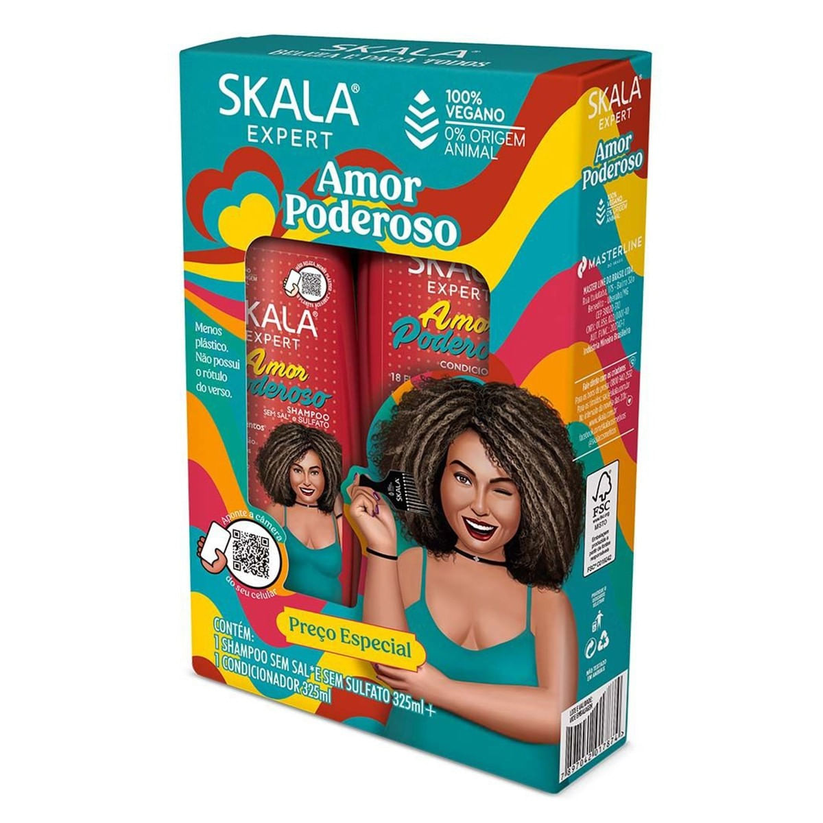 Encontraproduto.com.br - Kit Shampoo E Condicionador Skala Amor Poderoso 325ml (MP)