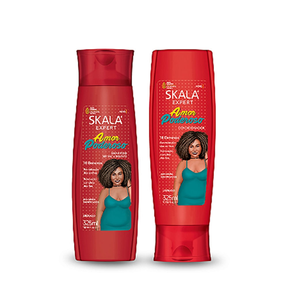 Encontraproduto.com.br - Kit Shampoo E Condicionador Skala Amor Poderoso 325ml (MP)