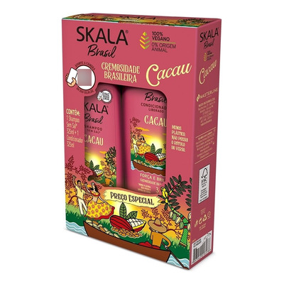 Shampoo Skala Cacau 325ml + Condicionador 325ml