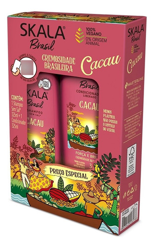 Encontraproduto.com.br - Shampoo Skala Cacau 325ml + Condicionador 325ml