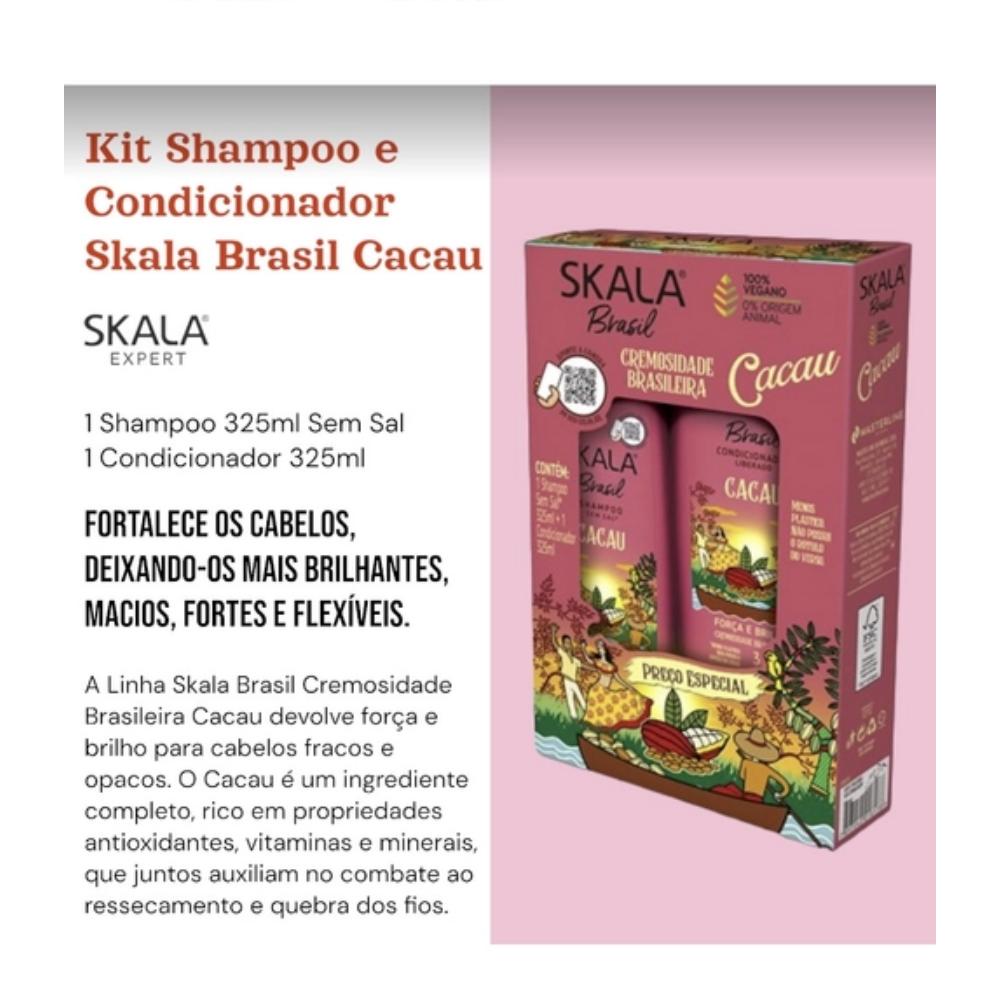 Encontraproduto.com.br - Shampoo Skala Cacau 325ml + Condicionador 325ml