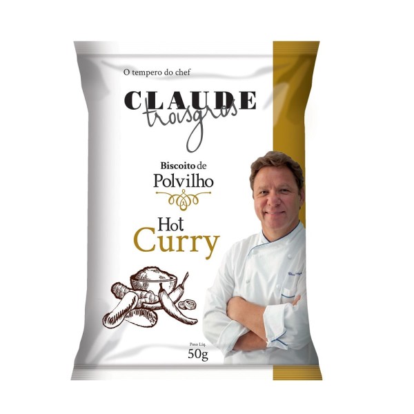 Encontraproduto.com.br - Biscoito de Povilho Nazinha Hot Curry 50g