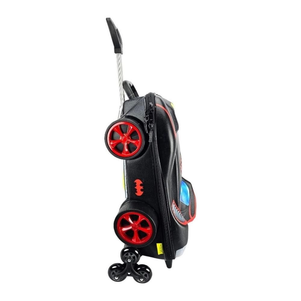 Encontraproduto.com.br - Mochila de Rodinha Batman 3D Chrome Wheels - Maxtoy