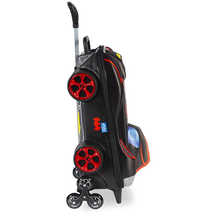 Encontraproduto.com.br - Mochila de Rodinha Batman 3D Chrome Wheels - Maxtoy