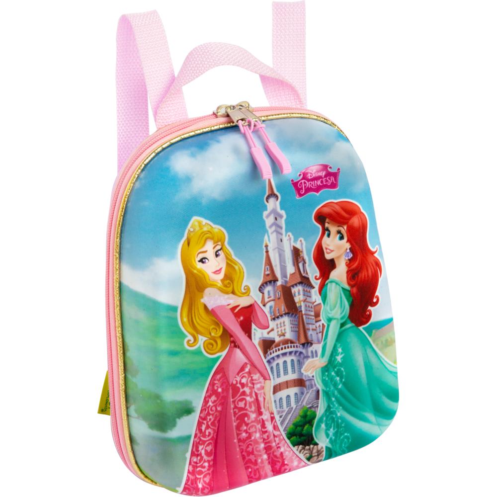 Encontraproduto.com.br - Lancheira 3D Infantil - Disney-Princesas - Castelo - Maxtoy