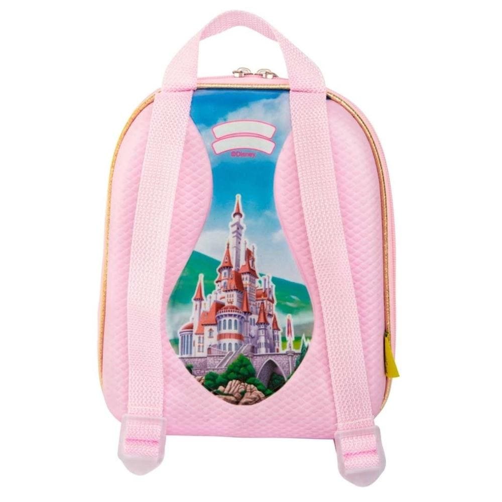 Encontraproduto.com.br - Lancheira 3D Infantil - Disney-Princesas - Castelo - Maxtoy