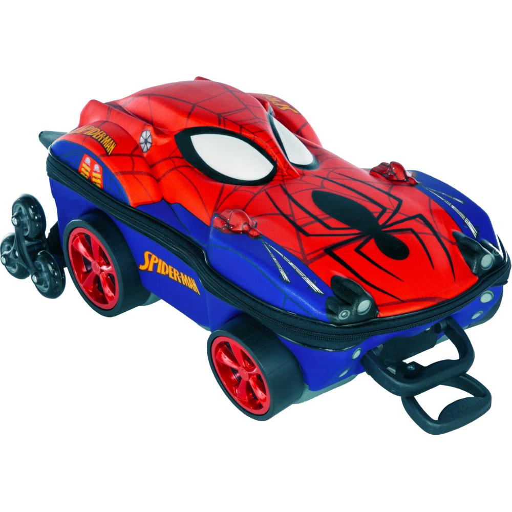 Encontraproduto.com.br - Mochila Com Rodas 3D Homem Aranha - MaxToy