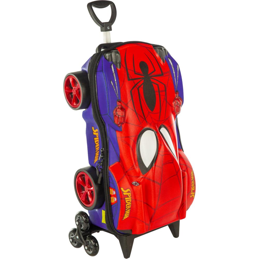 Encontraproduto.com.br - Mochila Com Rodas 3D Homem Aranha - MaxToy