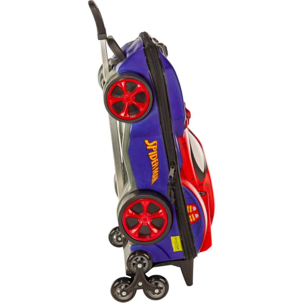 Encontraproduto.com.br - Mochila Com Rodas 3D Homem Aranha - MaxToy
