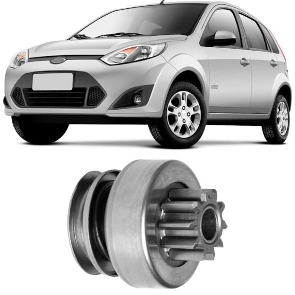 Encontraproduto.com.br - Bendix Impulsor Partida Ford Fiesta Focus 1.6 16V Sigma 2010 a 2019 9 Dentes ZEN