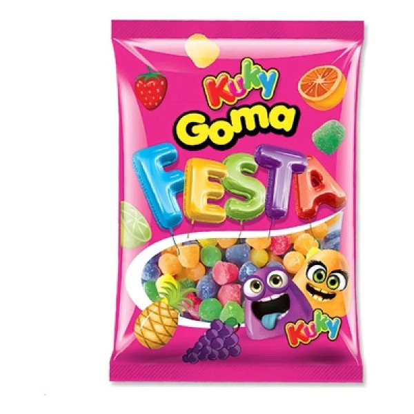 Encontraproduto.com.br - Bala de Goma Festa 500g - Kuky
