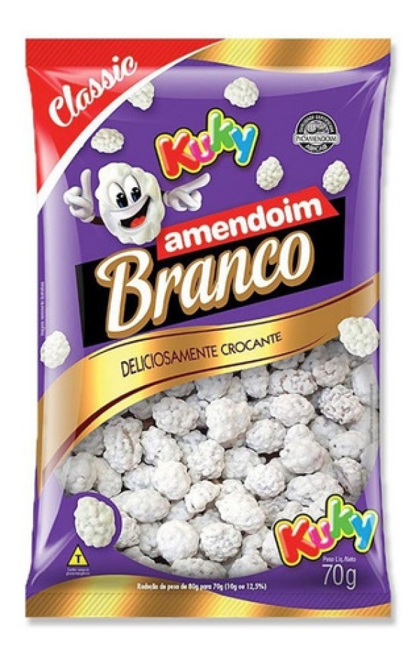 Amendoim branco crocante 400g - Kuky