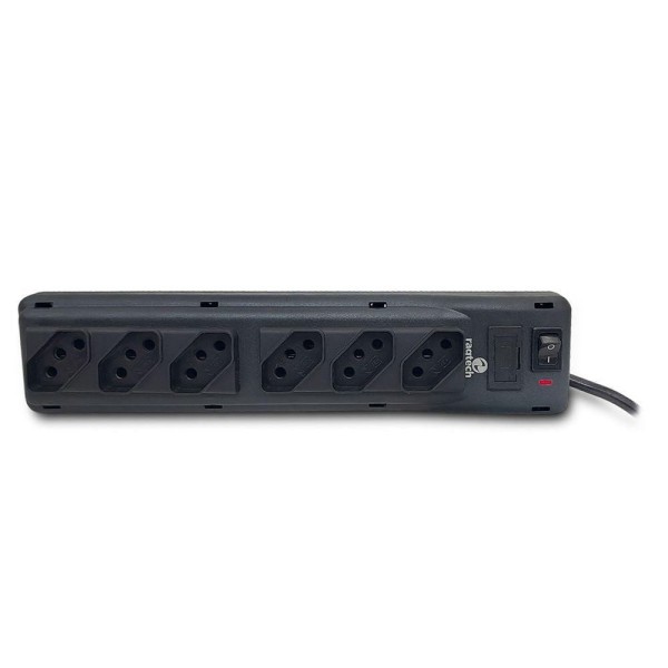 Encontraproduto.com.br - Filtro De Linha Ragtech Flh 6t, Bivolt Automático, 6 Tomadas, Preto - 2040