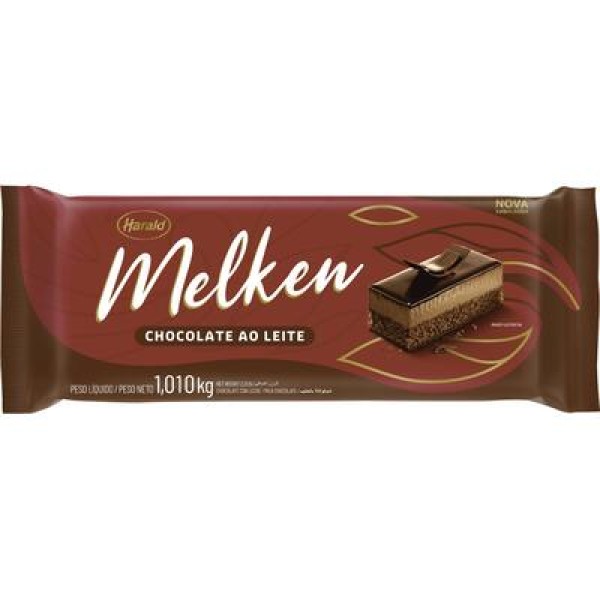 Encontraproduto.com.br - Barra de Chocolate Melken Ao Leite 1,01kg - Harald