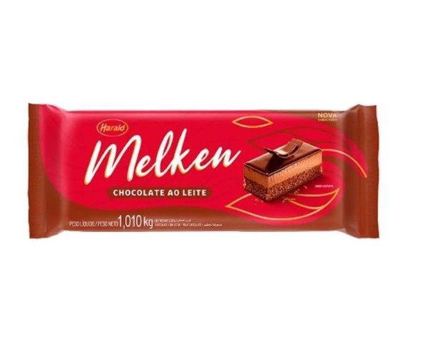 Encontraproduto.com.br - Barra de Chocolate Melken Ao Leite 1,01kg - Harald