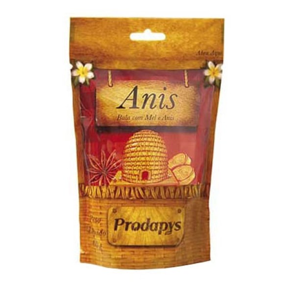 Encontraproduto.com.br - Bala Mel e Anis 60g - Prodapys