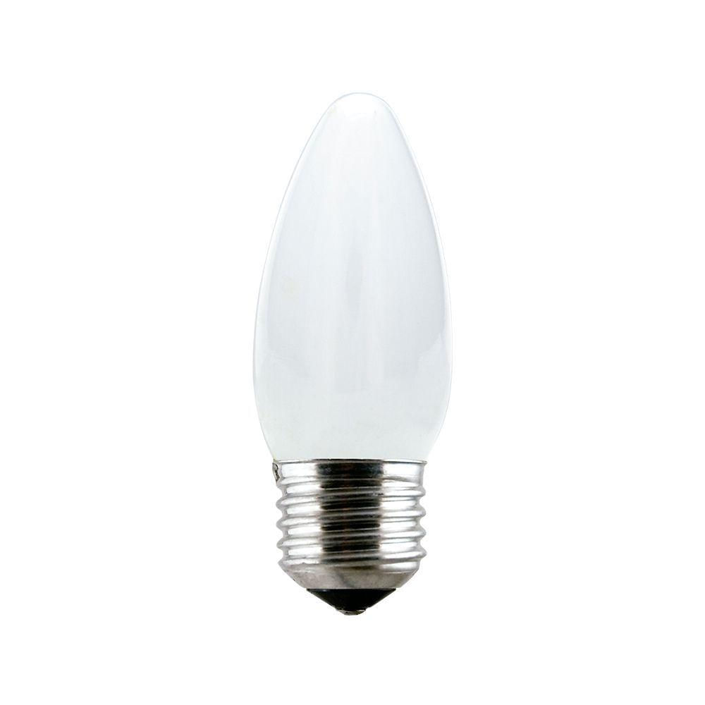 Lâmpada Incandescente Vela Lisa 25w Leitosa E27 220v Taschibra