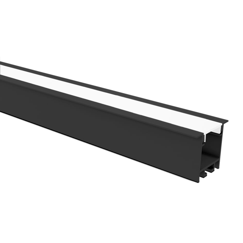 Encontraproduto.com.br - Perfil de Embutir para Fita Led Taschibra Apex 35 com 2 Metros