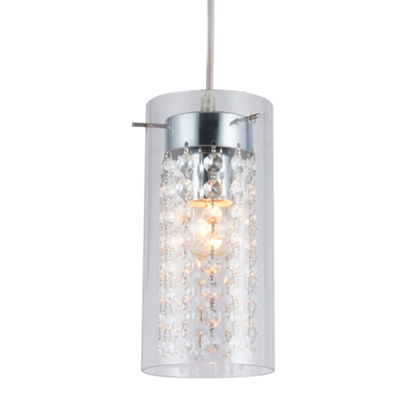 Encontraproduto.com.br - Lustre Pendente Taschibra Alexia Transparente E27 Bivolt