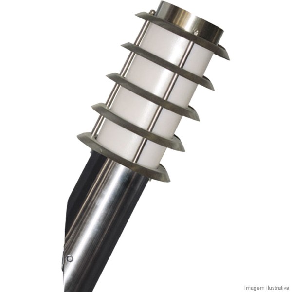 Encontraproduto.com.br - Arandela de inox chanfrada 60W Taschibra