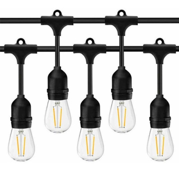 Pendente Cordão Cipro Preto Com Prolongador E27 Bivolt