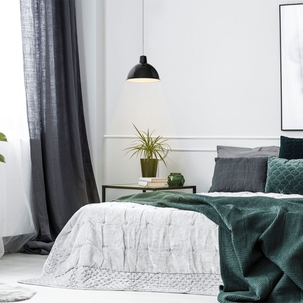 Encontraproduto.com.br - Pendente Design Td821Preto Taschibra