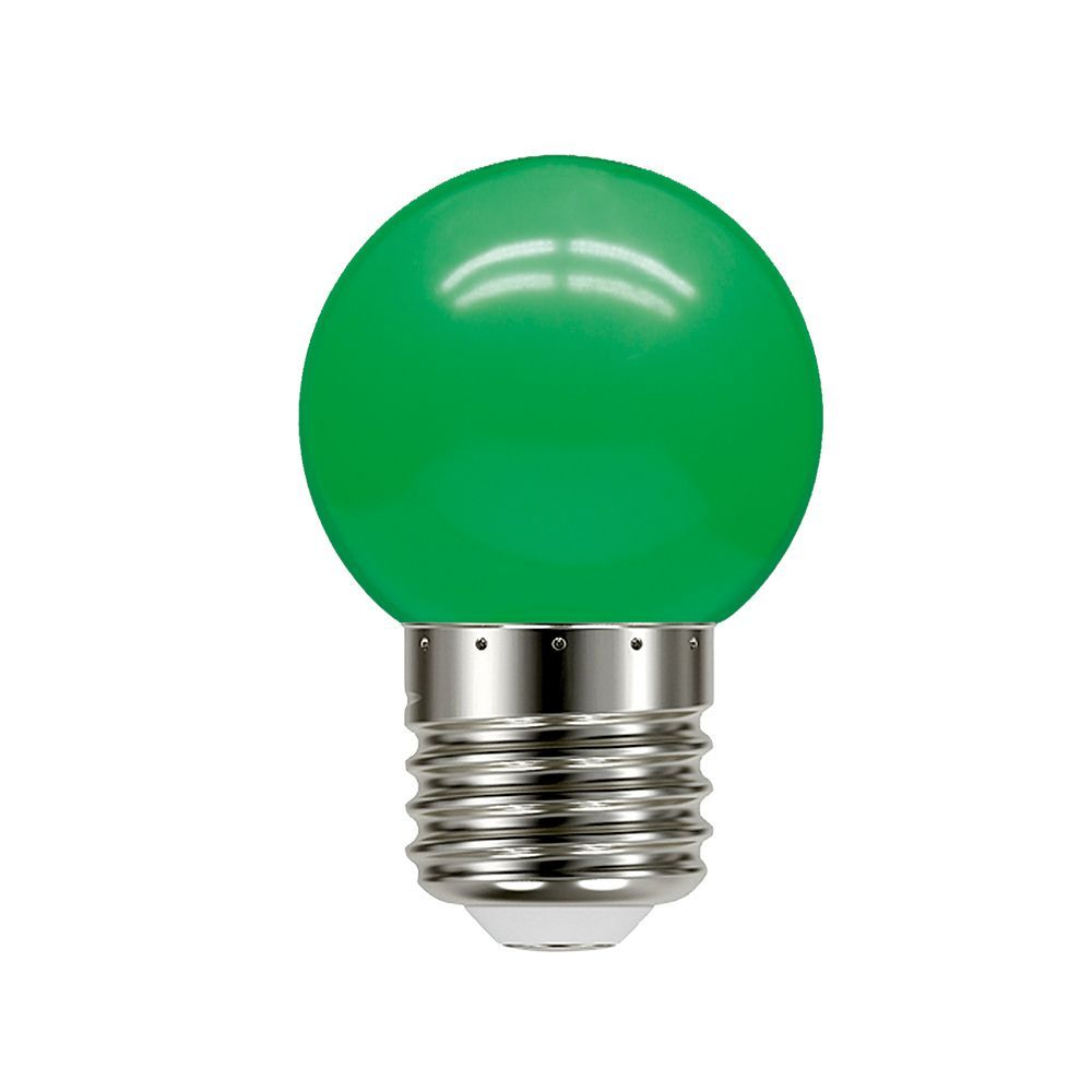 Encontraproduto.com.br - Lâmpada Led Taschibra Bolinha Tbl 1w Colorida E27 110v Verde