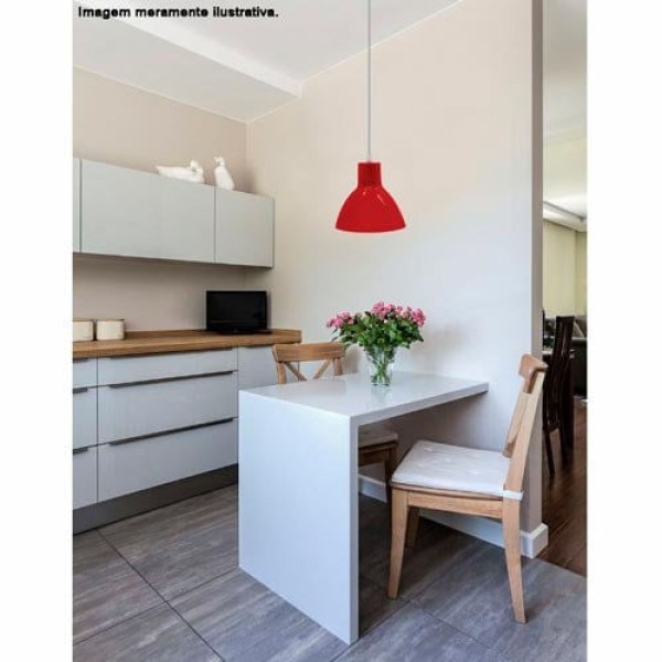 Encontraproduto.com.br - Luminária Pendente Taschibra Design td 622/1 Vermelho