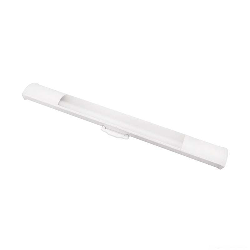 Luminária de sobrepor com 2 lâmpadas bivolt 36W branca Taschibra