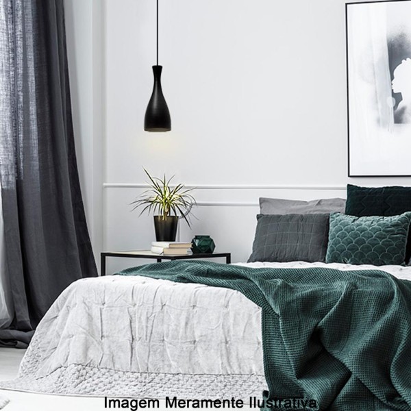 Encontraproduto.com.br - Pendente Design Td1003Preto Taschibra