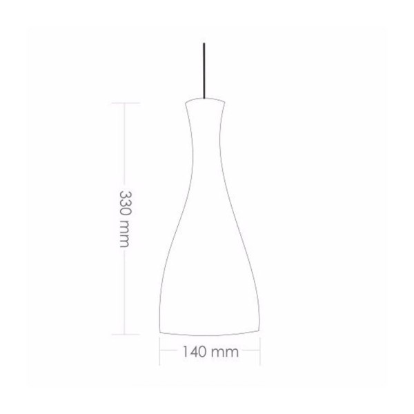Encontraproduto.com.br - Pendente Design Td1003Preto Taschibra