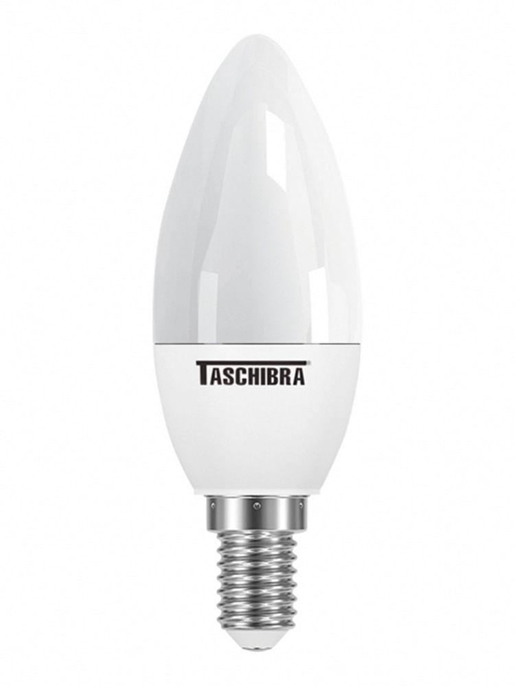 Encontraproduto.com.br - Lâmpada Led Vela TVL250 3W 6500K E14/E27 Leitosa Bivolt  Taschibra
