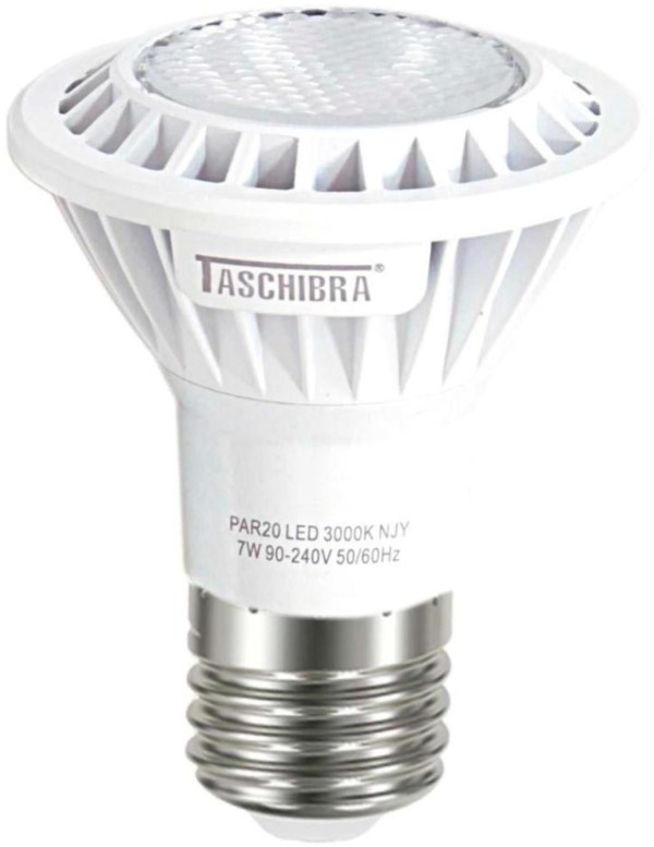 Encontraproduto.com.br - Lâmpada Led Taschibra Par 20 IP65 7W E27 Bivolt