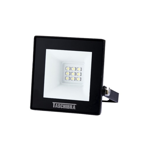 Encontraproduto.com.br - Refletor Tr Led 10w Slim 9,2x2,5x9,1cm - Taschibra Verde - Branco