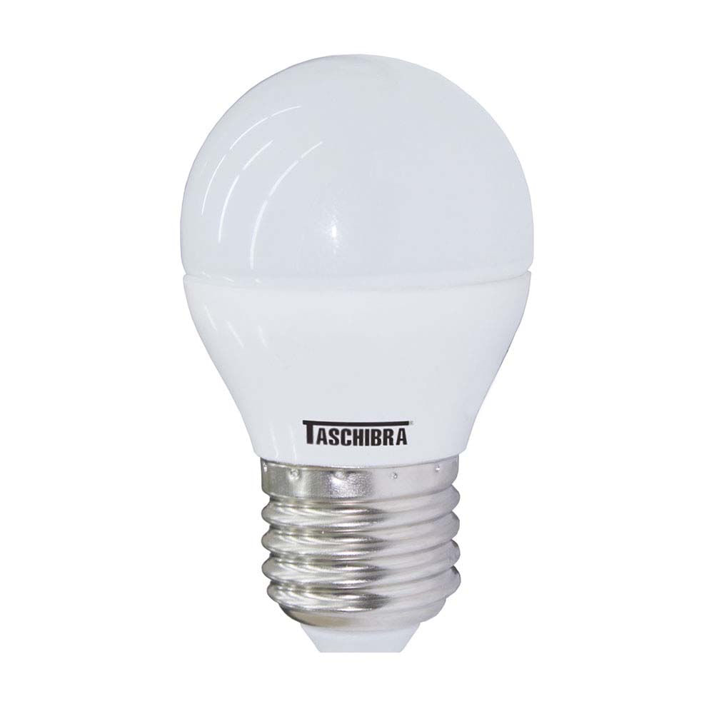 Lâmpada LED E27 4W 5000K TGL bivolt branca Taschibra