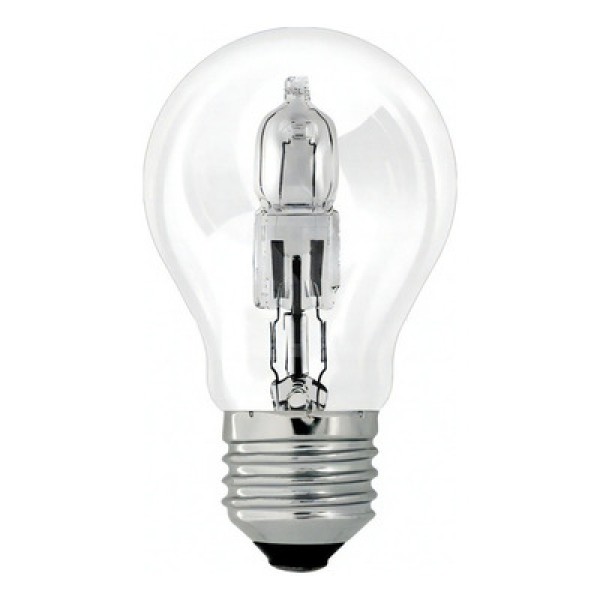 Encontraproduto.com.br - Lâmpada Halógena Taschibra A55 42W E27 2700K Luz Amarela