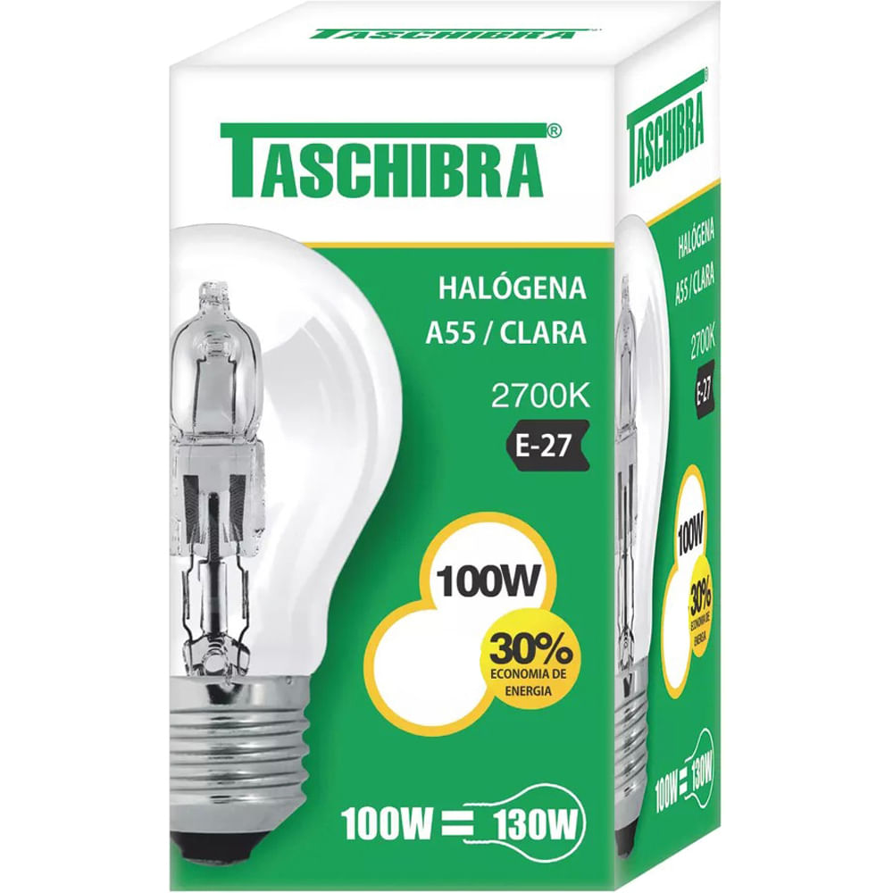 Encontraproduto.com.br - Lâmpada Halógena A55 100W Taschibra