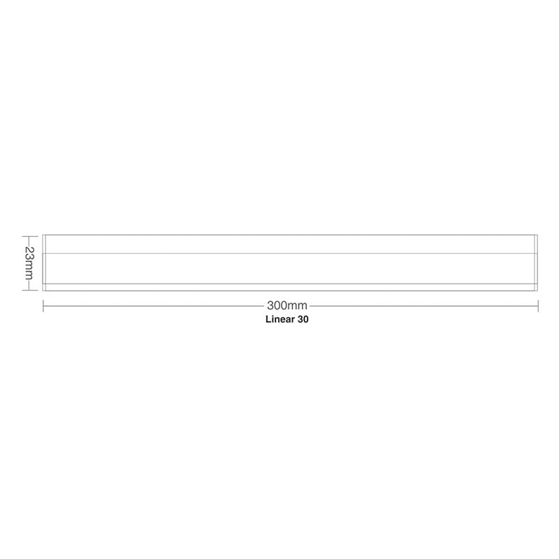 Encontraproduto.com.br - Luminária Led Taschibra Linear 30 4W Bivolt