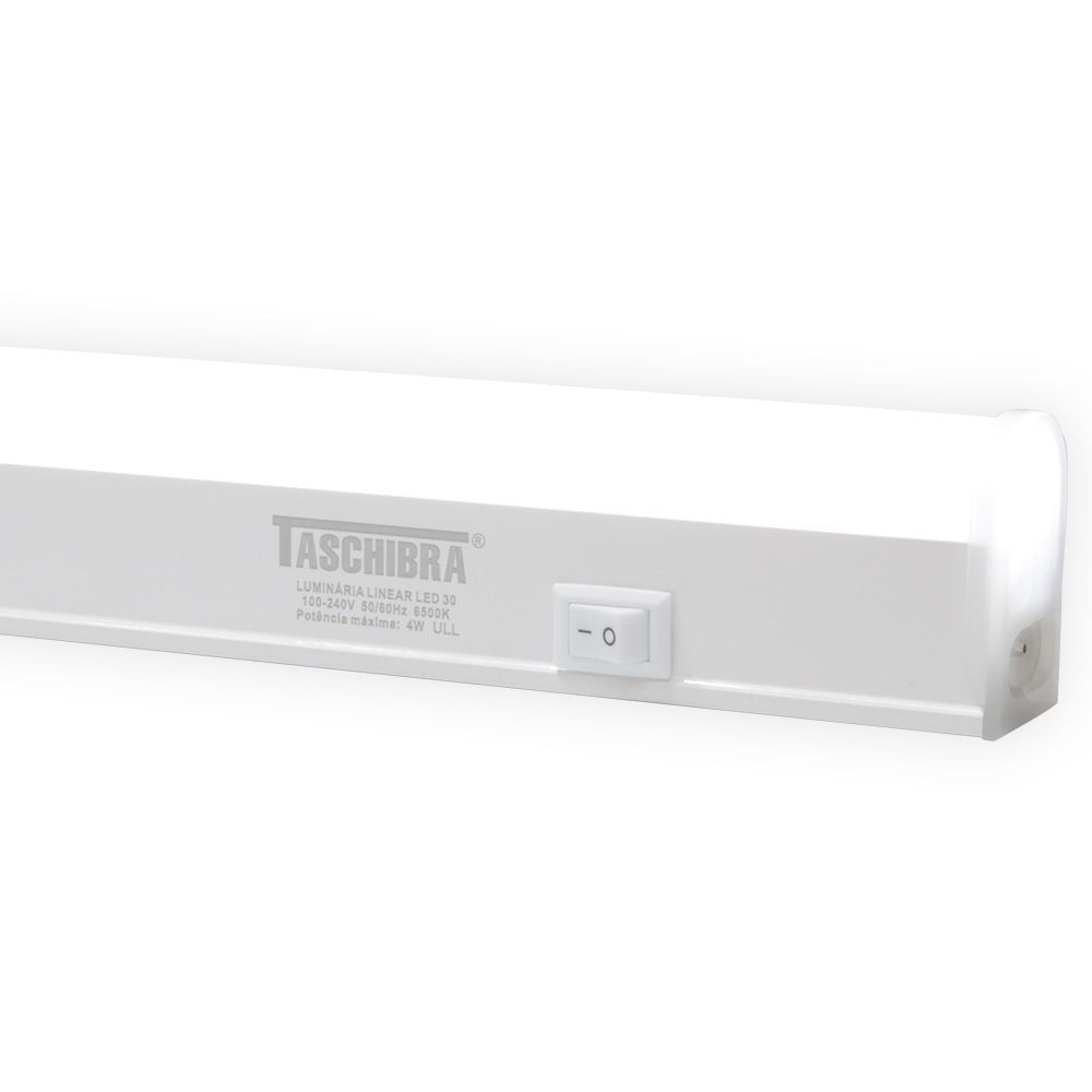 Encontraproduto.com.br - Luminária Led Taschibra Linear 30 4W Bivolt