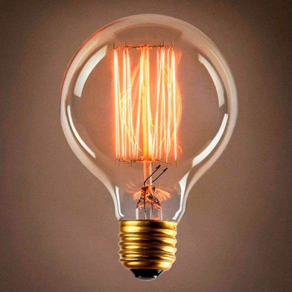 Encontraproduto.com.br - Lâmpada Filamento de Carbono Taschibra G80 40W E27