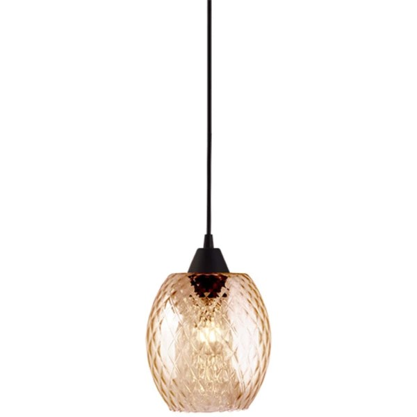 Encontraproduto.com.br - Pendente Taschibra 1XE 27 Badih P Boreal Conhaque 3949(MP)