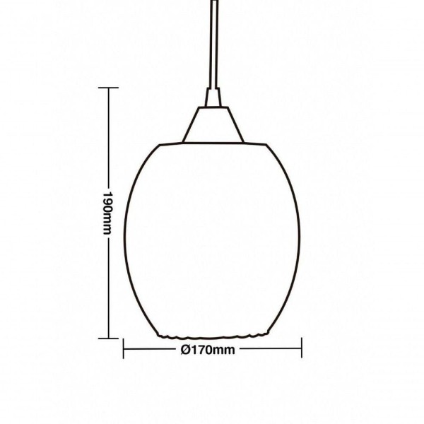 Encontraproduto.com.br - Pendente Taschibra 1XE 27 Badih P Boreal Conhaque 3949(MP)