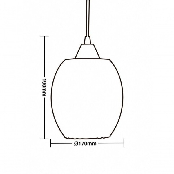 Encontraproduto.com.br - Pendente Taschibra 1XE 27 Badih P Boreal Conhaque 3949(MP)